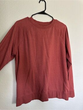 Fresh Clean Tees- Men's Long-Sleeve Crewneck Sweater - Rust